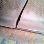 2mm overhang of port engine door