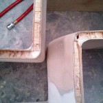 engine door steps edges decored