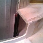 port engine door edge backfilled