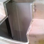 starboard engine door edge backfilled