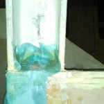 davit base glassed in