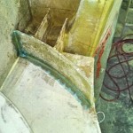 port davit step webs and front